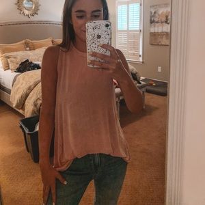 pink marble tank top